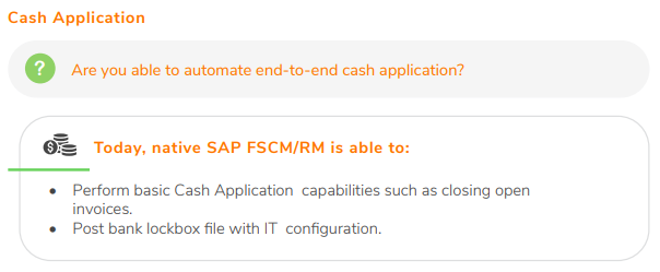 Cash Application