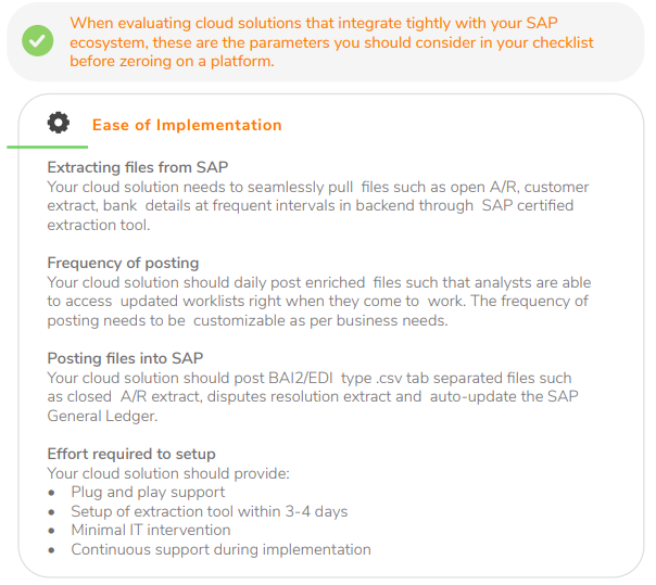 Ease of Implementation