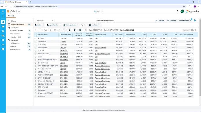 Collections Worklist Prioritization