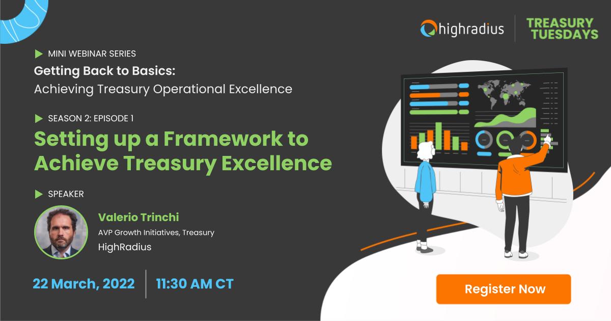 Episode 1 - Setting up a Framework to Achieve Treasury Excellence