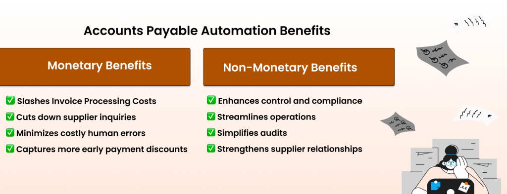 Accounts Payable Automation Benefits: Monetary and Non-Monetary Benefits