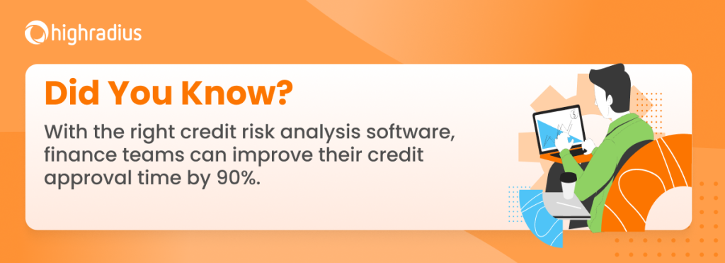 Credit risk analysis software automates data collection, evaluates customer creditworthiness, and generates real-time risk scores.