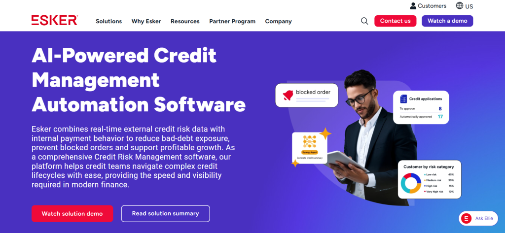 esker credit application