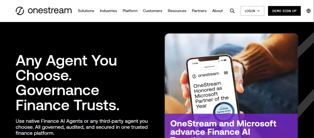 OneStream Software: Best for Consolidation and Reporting