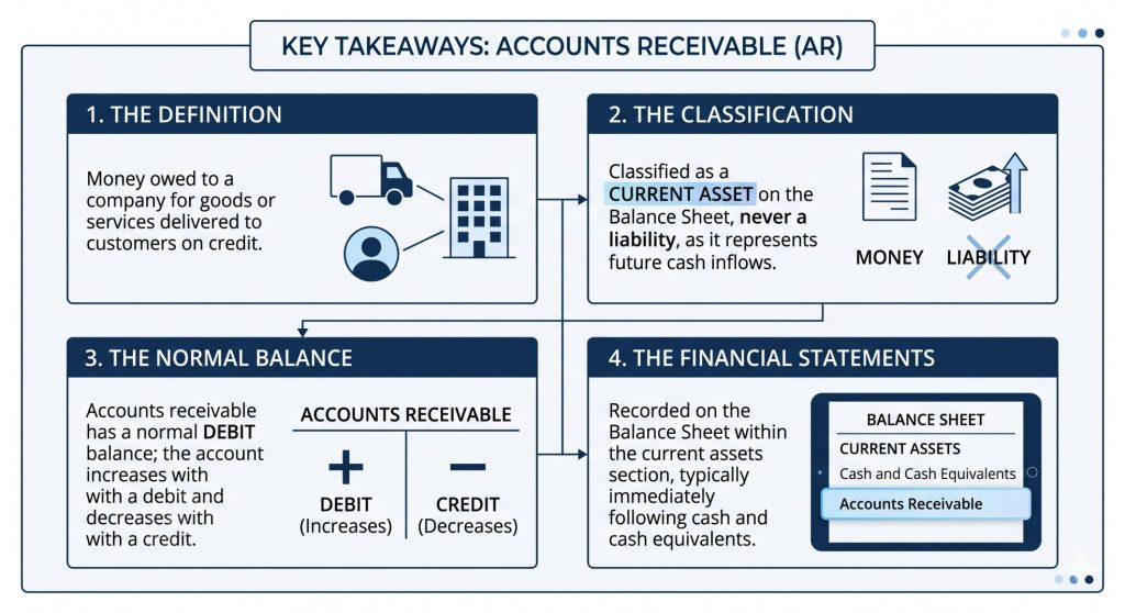 Accounts Receivable AR Definition Classification Balance Sheet