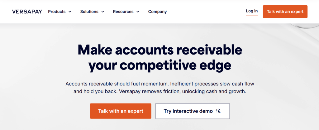 versapay; Quadient alternative accounts receivable software