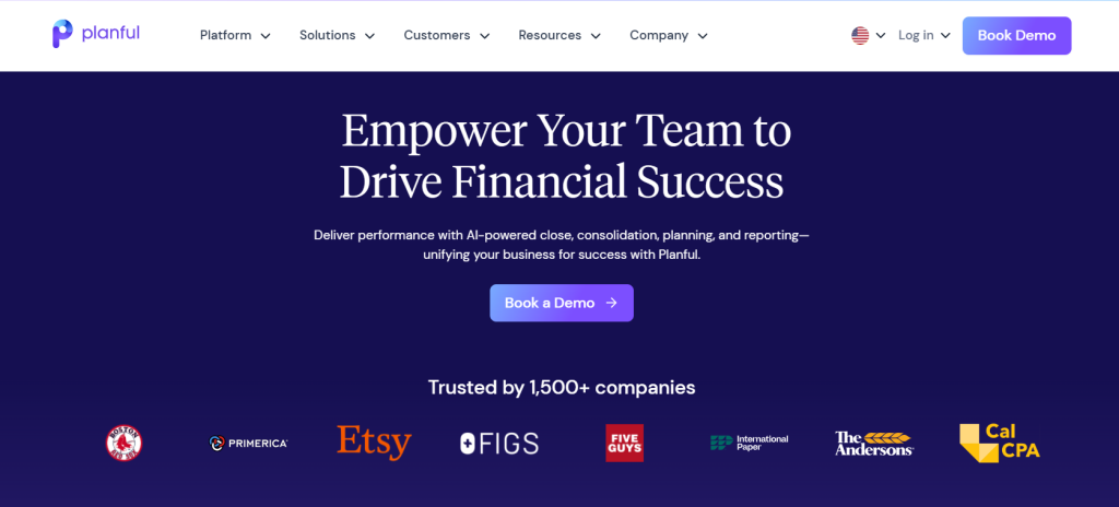 Planful Best Cloud-Native FP&A Reporting Software