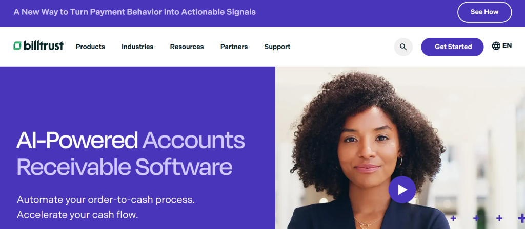 Billtrust accounts receivable for mid market manufacturers