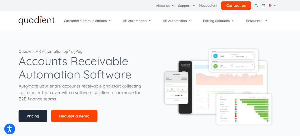 Quadient accounts receivable tool for mid market manufacturer