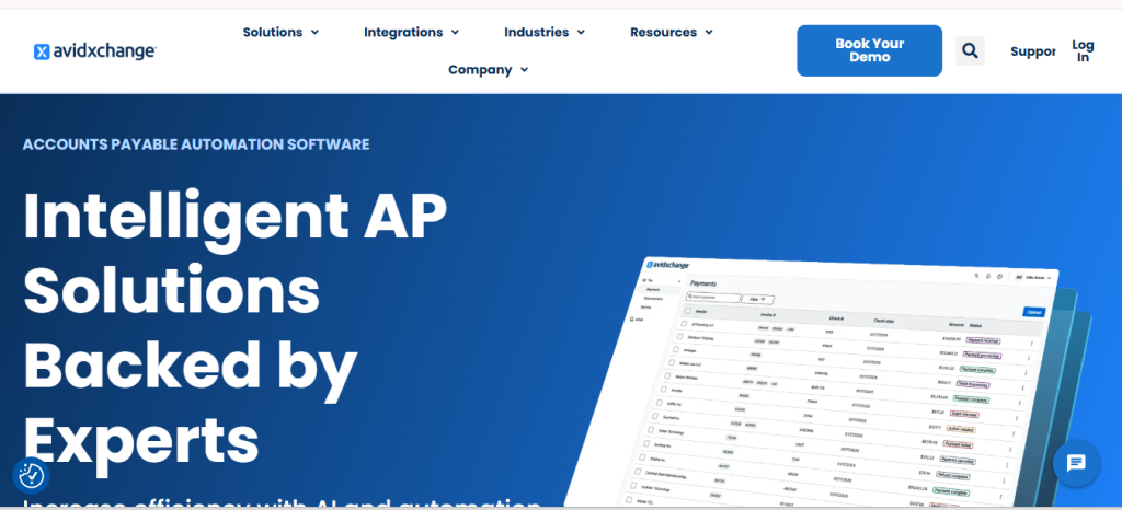 AvidXchange best for Industry Specific AP Automation
