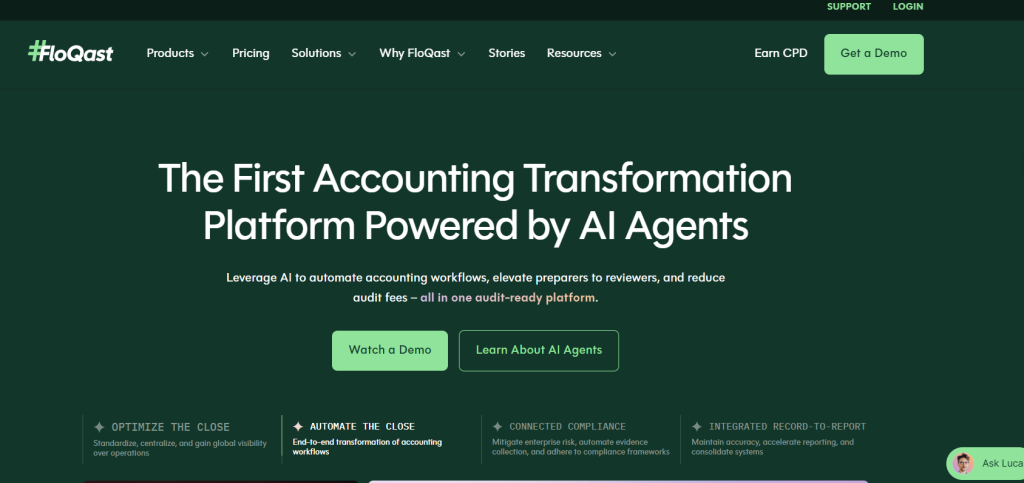 FloQast: Best for Small, Growing Businesses with Limited Entities