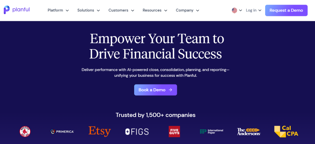 Planful: Best for Unified Close and Planning
