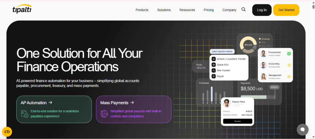 Tipaliti best for Global Vendor Payments